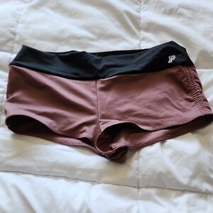 PINK Victoria's Secret Black and Mauve Shorts